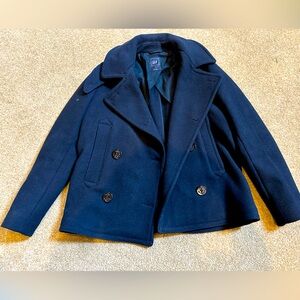 Gap women’s navy peacoat medium